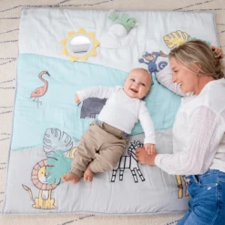 Aden + Anais™ Baby Bonding Play Mat 114 X 114 Cm -EXIT TOYS || Steiff || fehn Verkoopwinkel aden anais baby bonding play mat 114 x 114 cm a391395 2