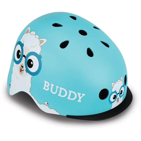 GLOBBER AUTHENTIC SPORTS Schaap Helm Elite Lights Blauw Buddy 3 GLOBBER AUTHENTIC SPORTS Schaap Helm Elite Lights Blauw Buddy