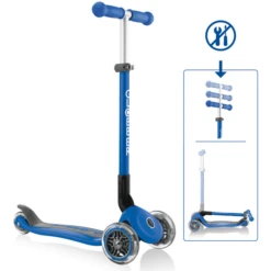 AUTHENTIC SPORTS Step Globber Primo Foldable Navy-blauw -EXIT TOYS || Steiff || fehn Verkoopwinkel authentic sports step globber primo foldable navy blauw a278992 3