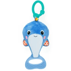 Bright Starts B Right Starts Whale -a-roo™ Trek & Shake Walvis Activity Toy