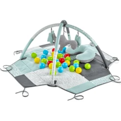 BabyGO - Speelmat Met Ballen Groen -EXIT TOYS || Steiff || fehn Verkoopwinkel babygo speelmat met ballen groen a412140 2