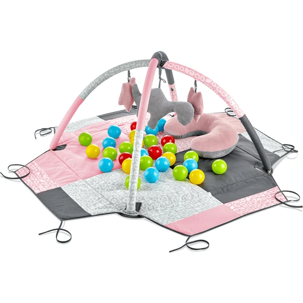 BabyGO - Speelmat Met Ballen Roze 6 BabyGO - Speelmat Met Ballen Roze - Afbeelding 4