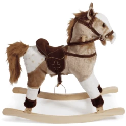 BAYER CHIC 2000 Hobbelpaard Bruin Met Witte Vlekken -EXIT TOYS || Steiff || fehn Verkoopwinkel bayer chic 2000 hobbelpaard bruin met witte vlekken a320823 4