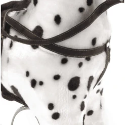 BAYER CHIC 2000 Schommelpaard CARLOTTA Wit Met Zwarte Stippen -EXIT TOYS || Steiff || fehn Verkoopwinkel bayer chic 2000 schommelpaard carlotta wit met zwarte stippen a320815 2