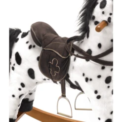 BAYER CHIC 2000 Schommelpaard CARLOTTA Wit Met Zwarte Stippen -EXIT TOYS || Steiff || fehn Verkoopwinkel bayer chic 2000 schommelpaard carlotta wit met zwarte stippen a320815 3