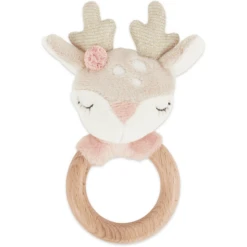 Bieco Grijpen Van Herten Met Rammelaar Pluche