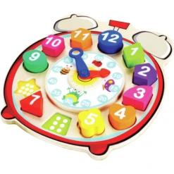 Bino Insteekbare Houten Klokken -EXIT TOYS || Steiff || fehn Verkoopwinkel bino insteekbare houten klokken a293727 2