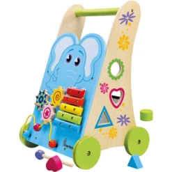 BINO Lopend Leren Trolley -EXIT TOYS || Steiff || fehn Verkoopwinkel bino lopend leren trolley a063935 2