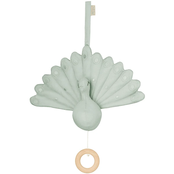 Cam Cam Copenhagen Cam Cam® COPENHAGEN Pauw Muziekdoos - OCS Dusty Green 5 Cam Cam Copenhagen Cam Cam® COPENHAGEN Pauw Muziekdoos - OCS Dusty Green - Afbeelding 3