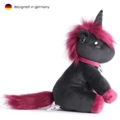 Corimori 1849 Zachte Knuffel Ruby De Punk Eenhoorn 26cm Zwart -EXIT TOYS || Steiff || fehn Verkoopwinkel corimori 1849 zachte knuffel ruby de punk eenhoorn 26cm zwart a370153 3