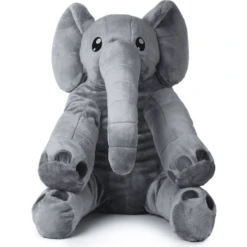 Corimori Pluche Knuffel Olifant Nuru XXL Grijs -EXIT TOYS || Steiff || fehn Verkoopwinkel corimori pluche knuffel olifant nuru xxl grijs a370166 4