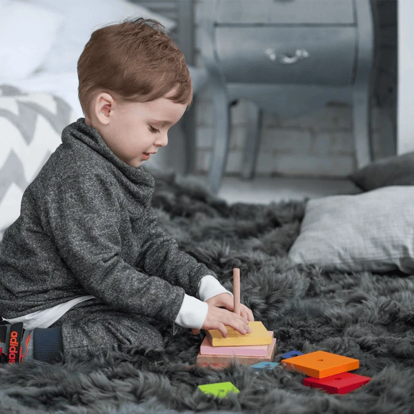 Cubika Toys Houten Speelgoed Pyramide 4 Cubika Toys Houten Speelgoed Pyramide - Afbeelding 2