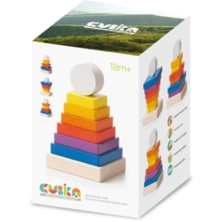 Cubika Toys Houten Speelgoed Stapeltoren LD-14 -EXIT TOYS || Steiff || fehn Verkoopwinkel cubika toys houten speelgoed stapeltoren ld 14 a344587 3