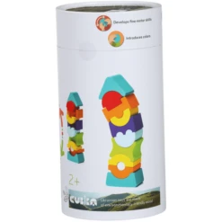 Cubika Toys Houten Speelgoed Stapeltoren LD-9 -EXIT TOYS || Steiff || fehn Verkoopwinkel cubika toys houten speelgoed stapeltoren ld 9 a344567 2