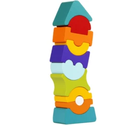 Cubika Toys Houten Speelgoed Stapeltoren LD-9 -EXIT TOYS || Steiff || fehn Verkoopwinkel cubika toys houten speelgoed stapeltoren ld 9 a344567 4