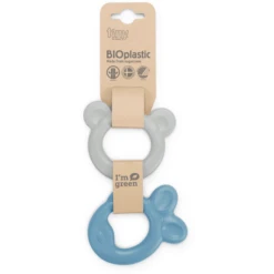 Dantoy Kleine BIO Bijtring Blauw 2 Stuks -EXIT TOYS || Steiff || fehn Verkoopwinkel dantoy kleine bio bijtring blauw 2 stuks a312227 2