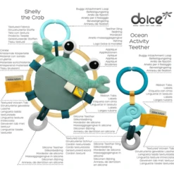 Dolce Ocean Shelly De Krab -EXIT TOYS || Steiff || fehn Verkoopwinkel dolce ocean shelly de krab a373843 3