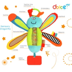 Dolce Toys Sensory Dragonfly -EXIT TOYS || Steiff || fehn Verkoopwinkel dolce toys sensory dragonfly a314313 3