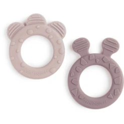 Done By Deer ™ Bijtring 2-Pack Hert Friends Roze