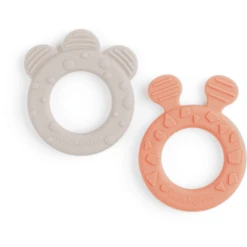 Done By Deer ™ Bijtring 2-pack Hert Friends Sand / Koraal -EXIT TOYS || Steiff || fehn Verkoopwinkel done by deer bijtring 2 pack hert friends sand koraal a337904 3