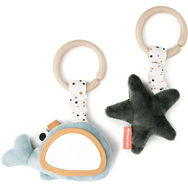 Done By Deer ™ Hangspeelgoed Wally Blauw 2 Stuks 6 Done By Deer ™ Hangspeelgoed Wally Blauw 2 Stuks - Image 4