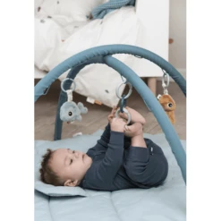 Done By Deer ™ Speelboog Met Kruipdeken Zee Friends - Blauw -EXIT TOYS || Steiff || fehn Verkoopwinkel done by deer speelboog met kruipdeken zee friends blauw a304322 3