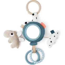 Done By Deer ™ To-Go Activity Spiegel Happy Clouds Blauw -EXIT TOYS || Steiff || fehn Verkoopwinkel done by deer to go activity spiegel happy clouds blauw a404145 4