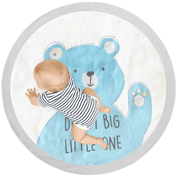 DREAM Gro Playmat Blauw Bear Beide Zijden 6 DREAM Gro Playmat Blauw Bear Beide Zijden - Afbeelding 4