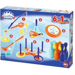 Ecoiffier Sport Set, 6 Stuks 9 Ecoiffier Sport Set, 6 Stuks -EXIT TOYS || Steiff || fehn Verkoopwinkel ecoiffier sport set 6 stuks a386686 3