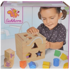 EICHHORN Sorteerkubus -EXIT TOYS || Steiff || fehn Verkoopwinkel eichhorn sorteerkubus a078335 3