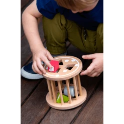 EverEarth Ever Earth ® Pull-along Recycling Truck - Pastel -EXIT TOYS || Steiff || fehn Verkoopwinkel ever earth pull along recycling truck pastel a415218 4