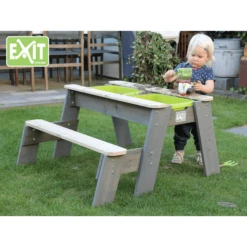 EXIT TOYS EXIT Aksent Zand-, Water- En Picknicktafel (1 Bankje) -EXIT TOYS || Steiff || fehn Verkoopwinkel exit aksent zand water en picknicktafel 1 bankje a248473 3