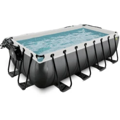 EXIT TOYS EXIT Black Leather Zwembad 400x200x100cm Met Sand Filterpomp En Deksel En Warmtepomp - Zwart 9 EXIT TOYS EXIT Black Leather Zwembad 400x200x100cm Met Sand Filterpomp En Deksel En Warmtepomp - Zwart -EXIT TOYS || Steiff || fehn Verkoopwinkel exit black leather zwembad 400x200x100cm met sand filterpomp en deksel en warmtepomp zwart a337755 2