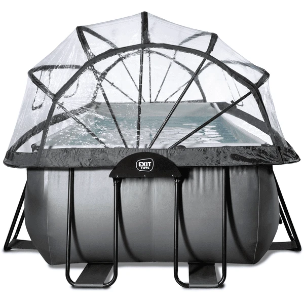 EXIT TOYS EXIT Black Leather Zwembad 400x200x100cm Met Sand Filterpomp En Deksel En Warmtepomp - Zwart 6 EXIT TOYS EXIT Black Leather Zwembad 400x200x100cm Met Sand Filterpomp En Deksel En Warmtepomp - Zwart - Image 4