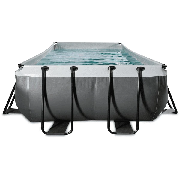 EXIT TOYS EXIT Black Leather Zwembad 540x250x100cm Met Filterpomp - Zwart 5 EXIT TOYS EXIT Black Leather Zwembad 540x250x100cm Met Filterpomp - Zwart - Image 3