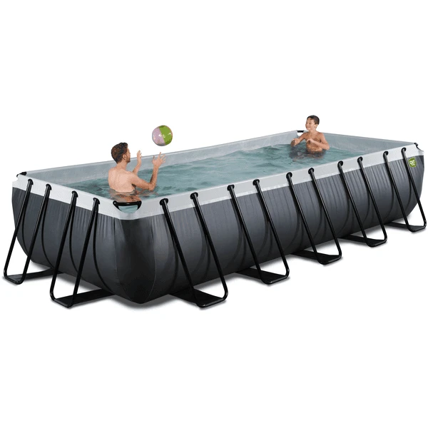 EXIT TOYS EXIT Black Leather Zwembad 540x250x100cm Met Filterpomp - Zwart 7 EXIT TOYS EXIT Black Leather Zwembad 540x250x100cm Met Filterpomp - Zwart - Image 5