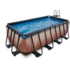 EXIT TOYS EXIT Frame Pool 4x2x1,22m (12v Sand Filter)- Wood Optics -EXIT TOYS || Steiff || fehn Verkoopwinkel exit frame pool 4x2x1 22m 12v sand filter wood optics a305959