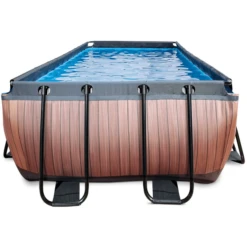 EXIT TOYS EXIT Frame Pool 4x2x1,22m (12v Sand Filter)- Wood Optics -EXIT TOYS || Steiff || fehn Verkoopwinkel exit frame pool 4x2x1 22m 12v sand filter wood optics a305959 2