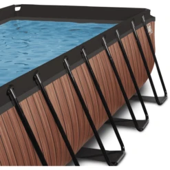 EXIT TOYS EXIT Frame Pool 4x2x1,22m (12v Sand Filter)- Wood Optics -EXIT TOYS || Steiff || fehn Verkoopwinkel exit frame pool 4x2x1 22m 12v sand filter wood optics a305959 3