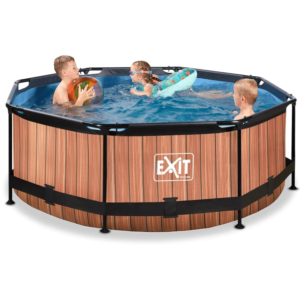 EXIT TOYS EXIT Frame Pool ø244x76cm - Hout OptiekEXIT PeakPro ø10ft Zwart 7 EXIT TOYS EXIT Frame Pool ø244x76cm - Hout OptiekEXIT PeakPro ø10ft Zwart - Image 5