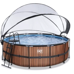 EXIT TOYS EXIT Frame Pool ø427x122cm (12v Sand Filter) - Houtlook + Zonnekap 8 EXIT TOYS EXIT Frame Pool ø427x122cm (12v Sand Filter) - Houtlook + Zonnekap -EXIT TOYS || Steiff || fehn Verkoopwinkel exit frame pool o427x122cm 12v sand filter houtlook zonnekap a305961 1