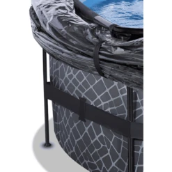 EXIT TOYS EXIT Frame Pool ø488x122cm (12v Sand Filter) - Grijs + Zonnedak + Warmtepomp -EXIT TOYS || Steiff || fehn Verkoopwinkel exit frame pool o488x122cm 12v sand filter grijs zonnedak warmtepomp a305968 4