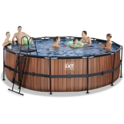 EXIT TOYS EXIT Frame Pool ø488x122cm (12v Sand Filter) - Houtlook 11 EXIT TOYS EXIT Frame Pool ø488x122cm (12v Sand Filter) - Houtlook -EXIT TOYS || Steiff || fehn Verkoopwinkel exit frame pool o488x122cm 12v sand filter houtlook a305807 4