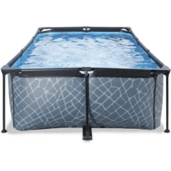 EXIT TOYS EXIT Frame Zwembad 220x150x60cm (12v-kartonfilterpomp) - Grijs -EXIT TOYS || Steiff || fehn Verkoopwinkel exit frame zwembad 220x150x60cm 12v kartonfilterpomp grijs a305881 3