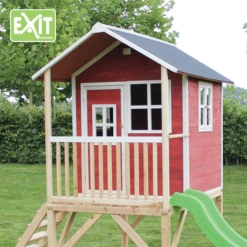 EXIT TOYS EXIT Loft 500 Houten Speelhuis - Rood -EXIT TOYS || Steiff || fehn Verkoopwinkel exit loft 500 houten speelhuis rood a248338 3