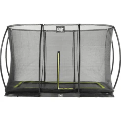 EXIT TOYS EXIT Silhouette Inground Trampoline 244x366cm Met Veiligheidsnet - Zwart