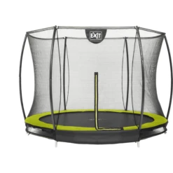 EXIT TOYS EXIT Silhouette Inground Trampoline ø244cm Met Veiligheidsnet - Groen