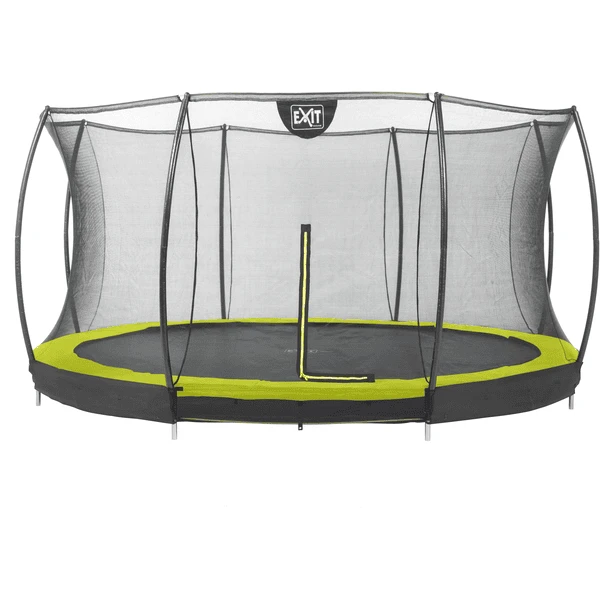 EXIT TOYS EXIT Silhouette Inground Trampoline ø366cm Met Veiligheidsnet - Groen 3 EXIT TOYS EXIT Silhouette Inground Trampoline ø366cm Met Veiligheidsnet - Groen