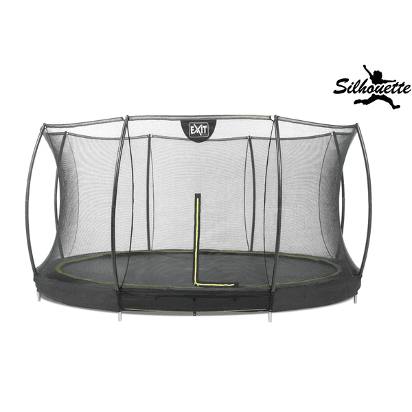 EXIT TOYS EXIT Silhouette Inground Trampoline ø366cm Met Veiligheidsnet - Zwart 4 EXIT TOYS EXIT Silhouette Inground Trampoline ø366cm Met Veiligheidsnet - Zwart - Image 2