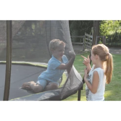 EXIT TOYS EXIT Silhouette Trampoline ø244cm - Groen -EXIT TOYS || Steiff || fehn Verkoopwinkel exit silhouette trampoline o244cm groen a251474 4